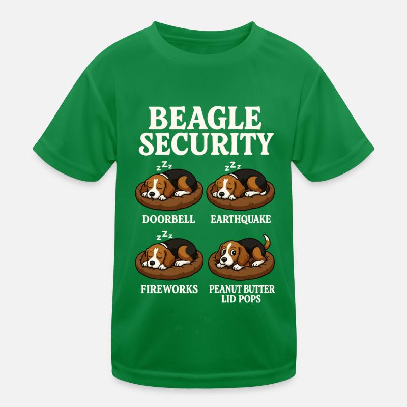 Beagle Kinder Funktions-T-Shirt