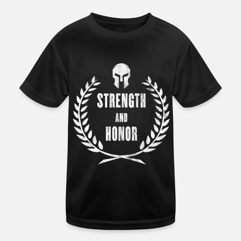 Strength and Honor - Gladiator - Roman Kinder Funktions-T-Shirt