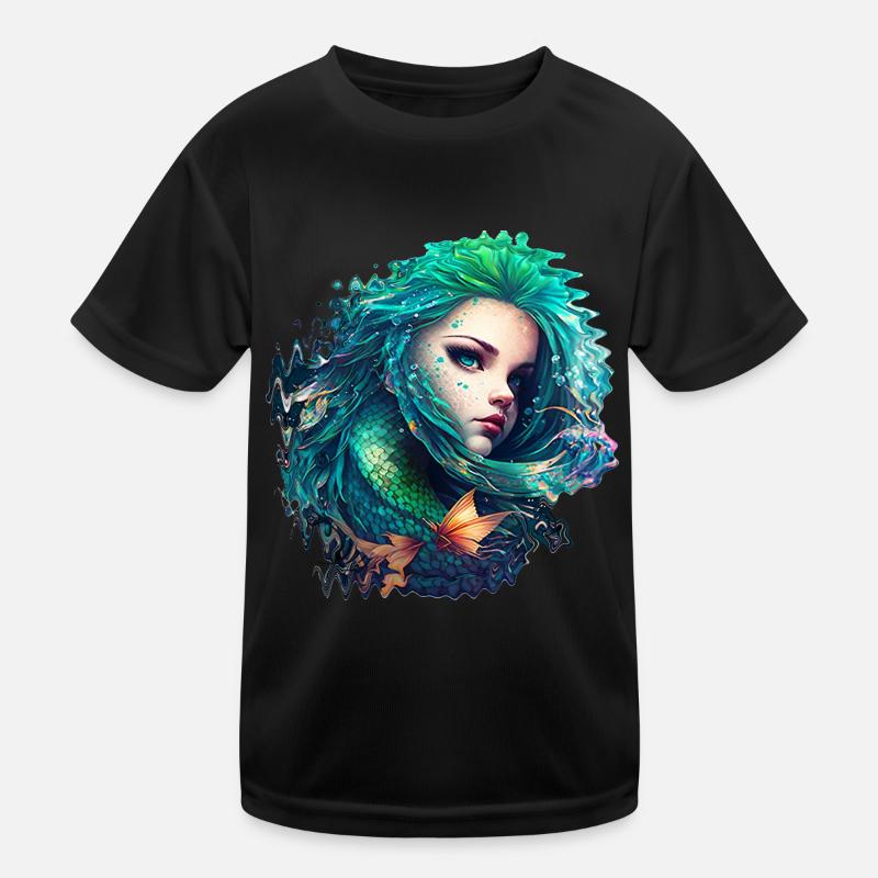 Mermaid Conte de fées Créatures mythiques Fée magique Fée T-shirt sport Enfant