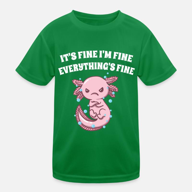 It's fine, it's good, everything fine funny Kids Functional T-Shirt