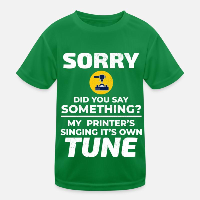 3D Printer 3D Printing Funny Kids Functional T-Shirt