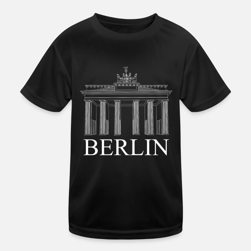 Berlin Brandenburg Gate Kids Functional T-Shirt