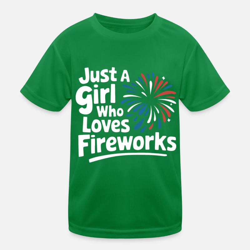 Pyrotechnics Fireworks Pyrotechnics Kids Functional T-Shirt
