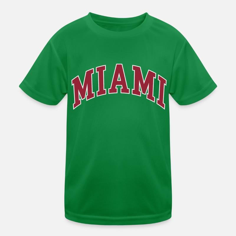 Miami Kinder Funktions-T-Shirt