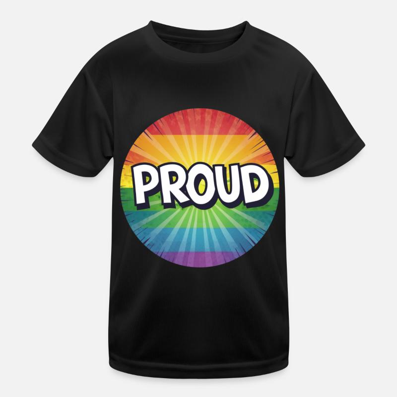 LGBTQ Proud Kids Functional T-Shirt