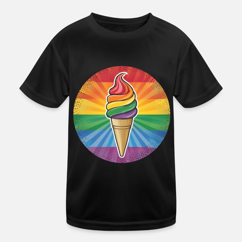 Crème glacée LGBTQ Eis T-shirt sport Enfant