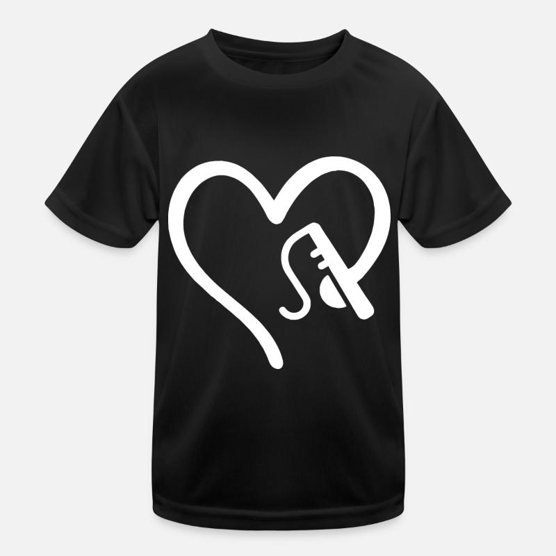 Les pêcheurs adorent la pêche T-shirt sport Enfant
