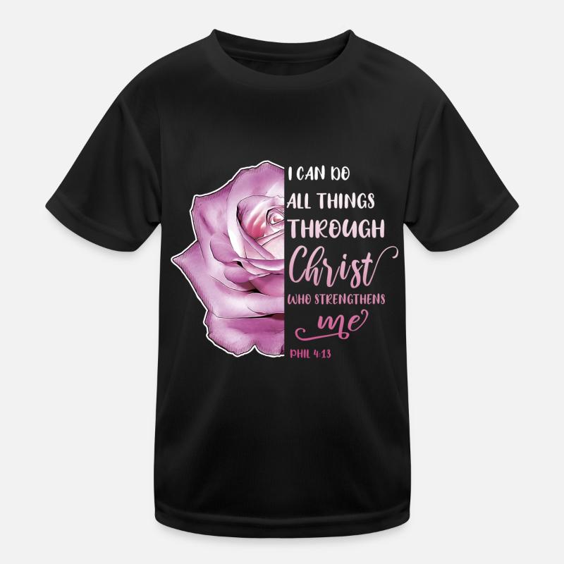 I Can Do All Things Through Christ LGBT Jesus Kids Functional T-Shirt