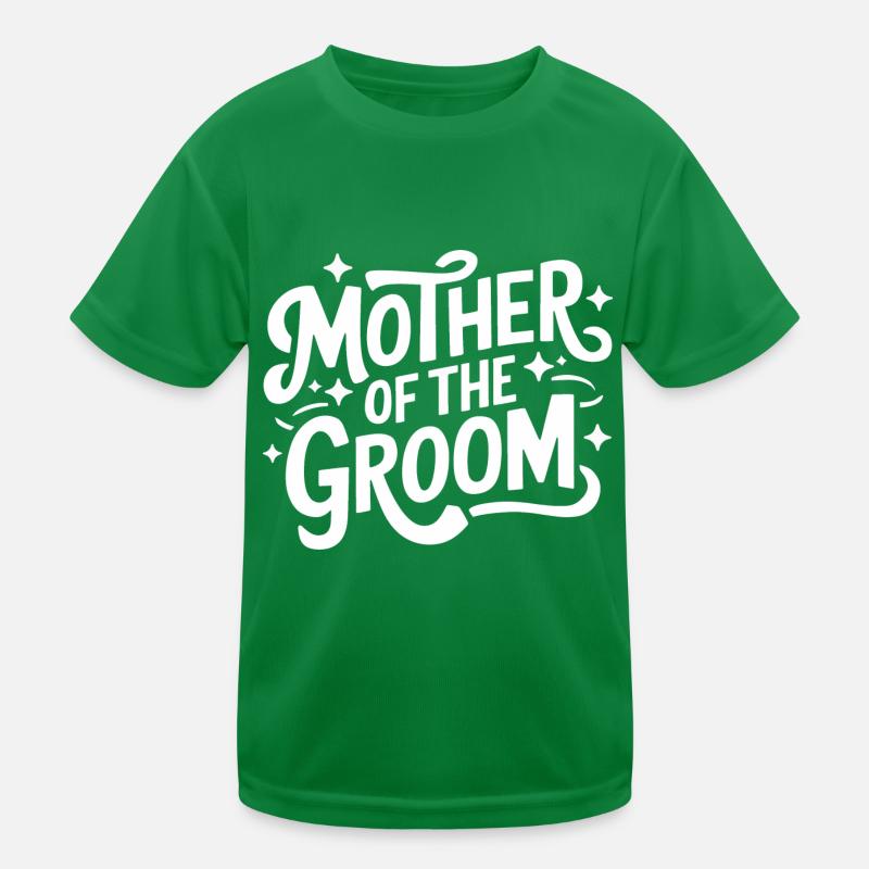 Bräutigam Hochzeit Heirat Kinder Funktions-T-Shirt