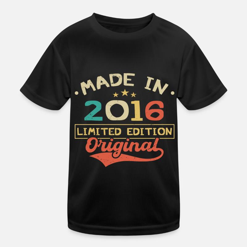 Made in 2016 | Limited Edition 2016 | Original T-shirt sport Enfant