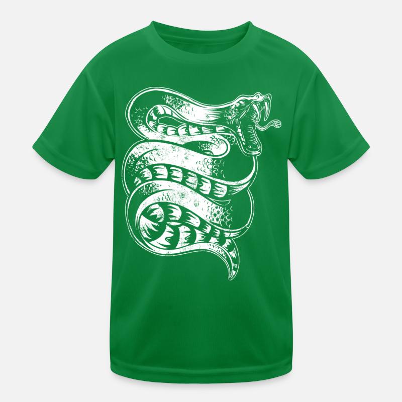 Snake Kids Functional T-Shirt