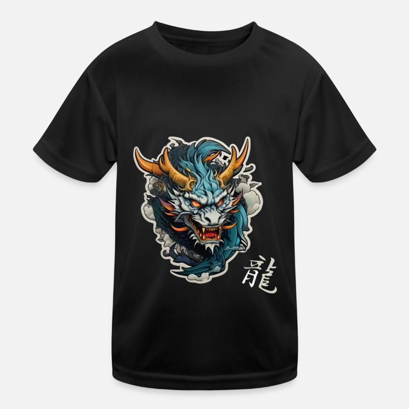 Chinesischer Drache, Dragon Kinder Funktions-T-Shirt