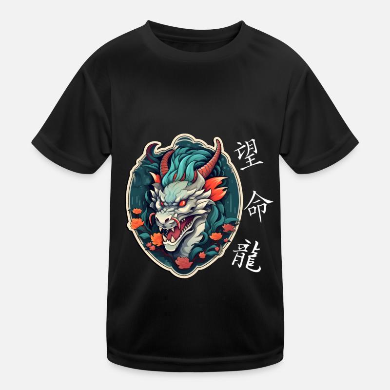 Chinesischer Drache, Dragon Kinder Funktions-T-Shirt