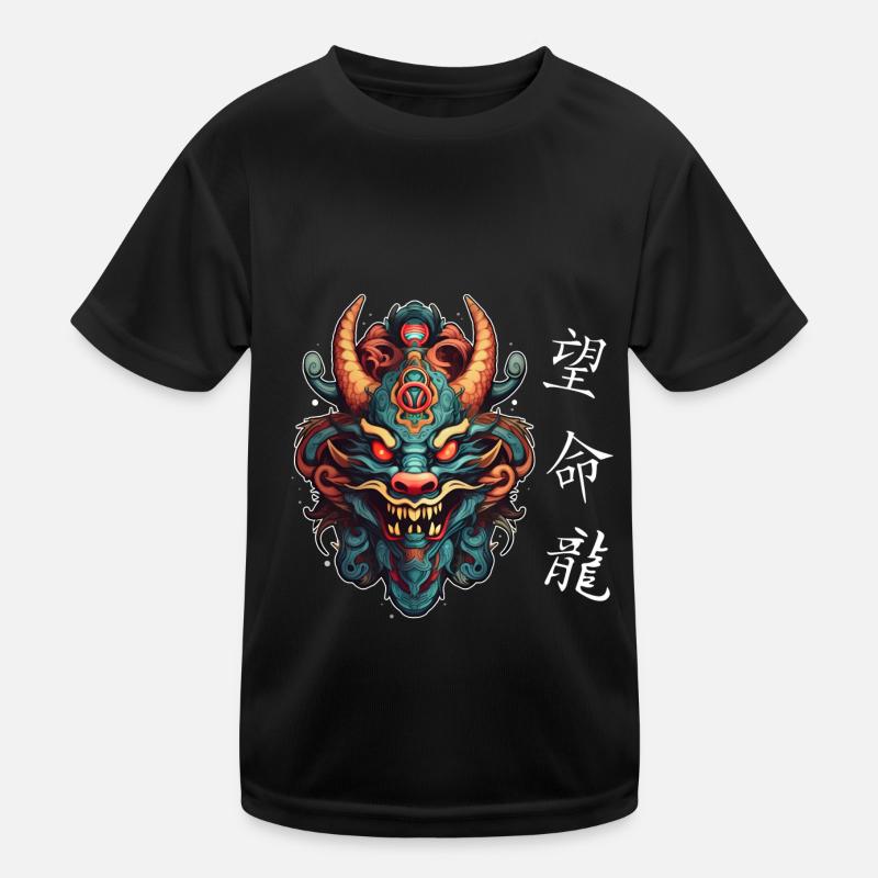 Chinesischer Drache, Dragon Kinder Funktions-T-Shirt