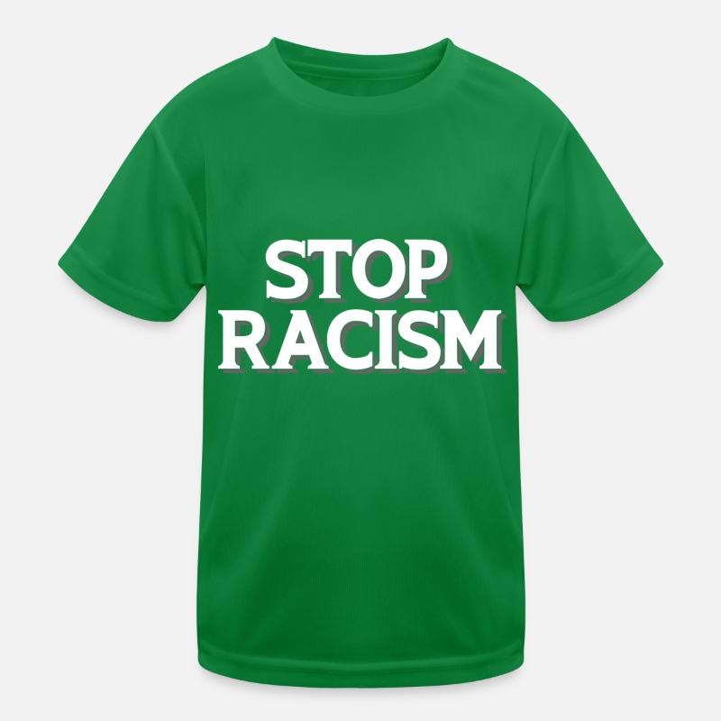 Stop au racisme blanc T-shirt sport Enfant
