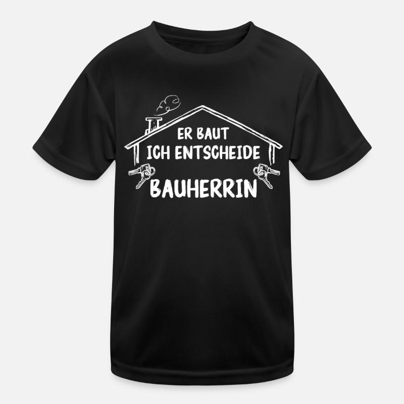 Client: House builder, home builder Kids Functional T-Shirt