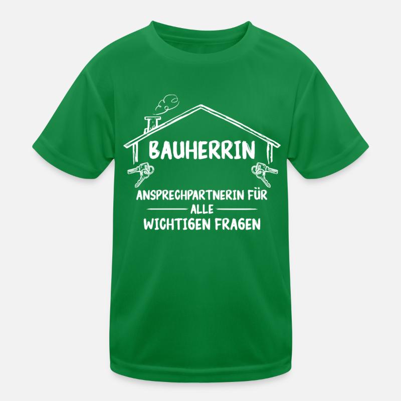 Client: House builder, home builder Kids Functional T-Shirt