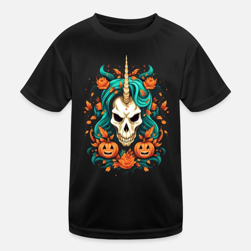 Costume d’Halloween effrayant T-shirt sport Enfant