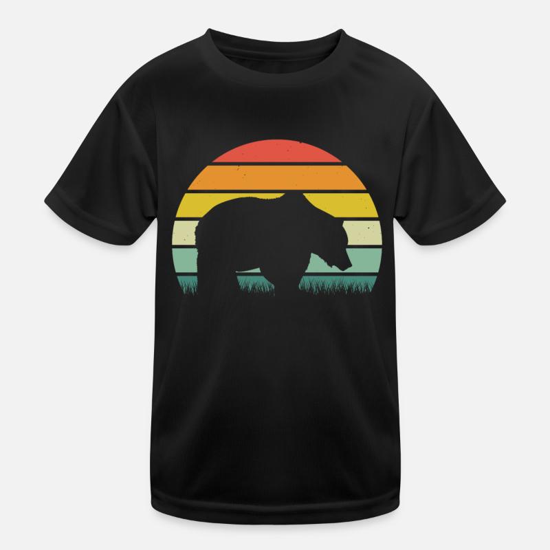 Bear, Bear, Grizzly Bear, Brown Bear Kids Functional T-Shirt