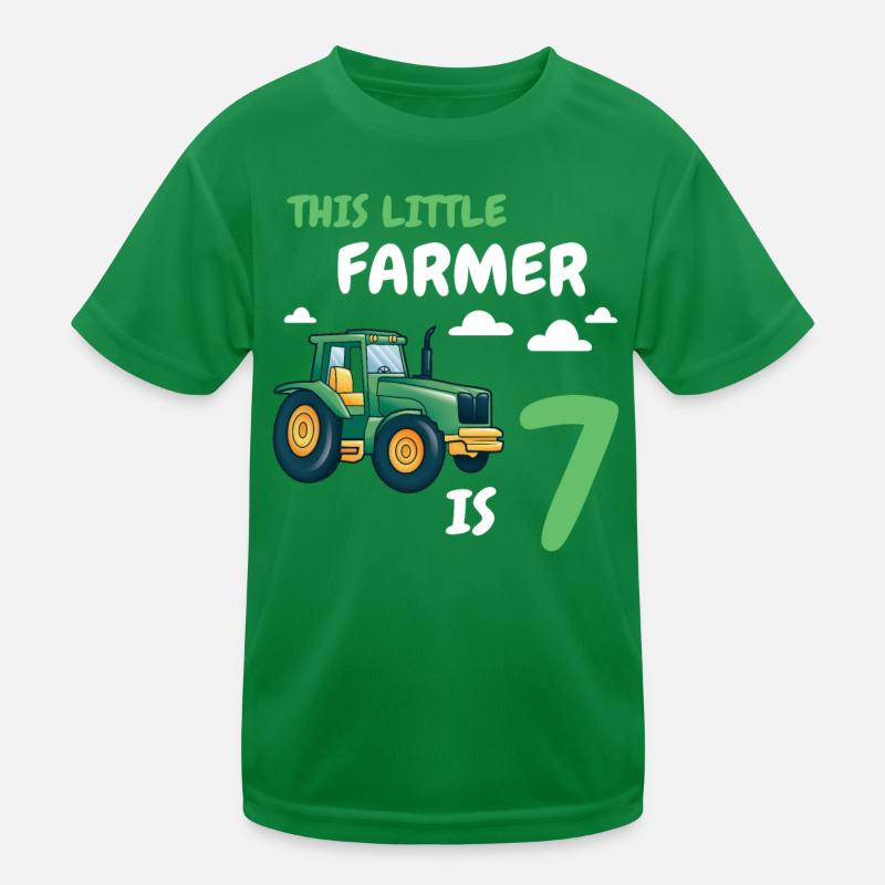 Geschenk 7 Jahre Geburtstagskind Kinder Funktions-T-Shirt