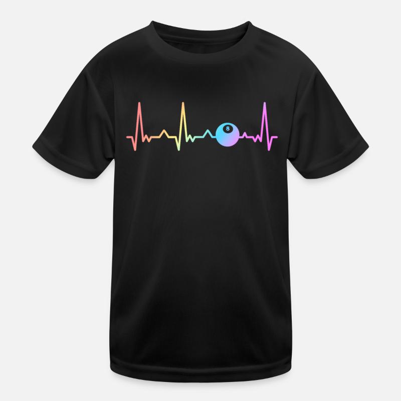 Billard Poolbillard Kinder Funktions-T-Shirt