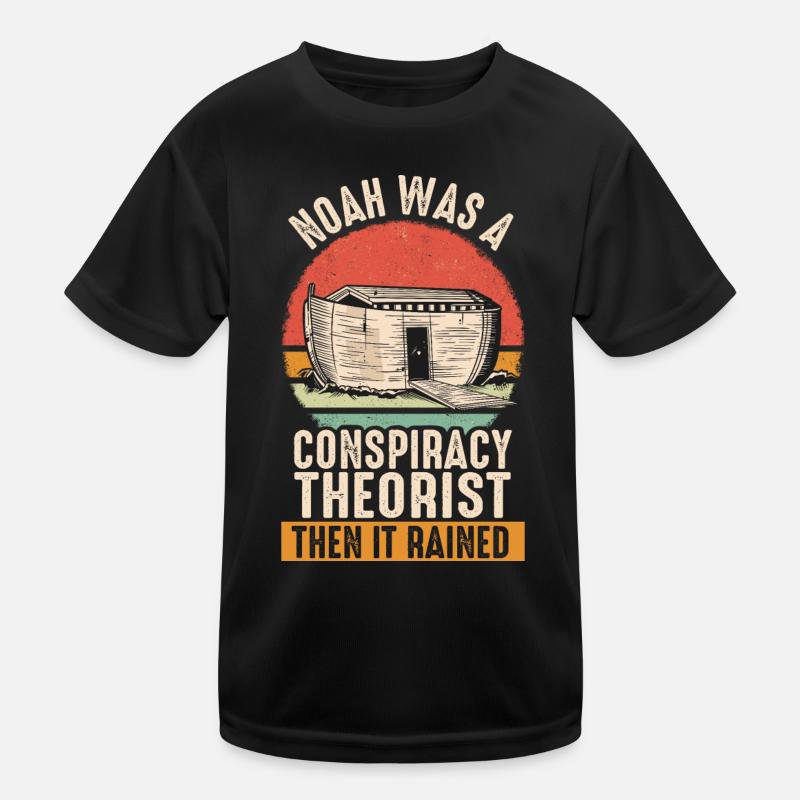 conspiracy theorist conspiracy theory Kids Functional T-Shirt