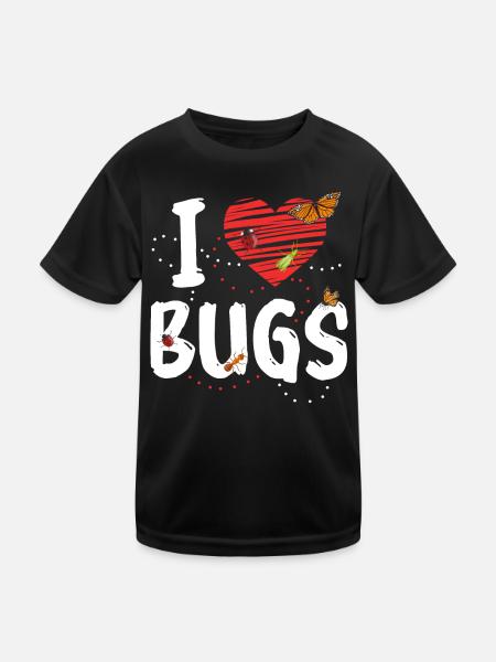 Insect Entomologist Biology - Kids Functional T-Shirt - black - Front
