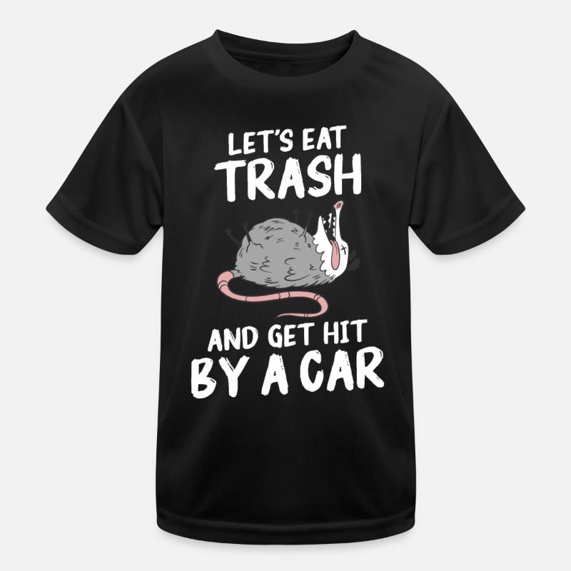 Opossum Possum Tier Kinder Funktions-T-Shirt