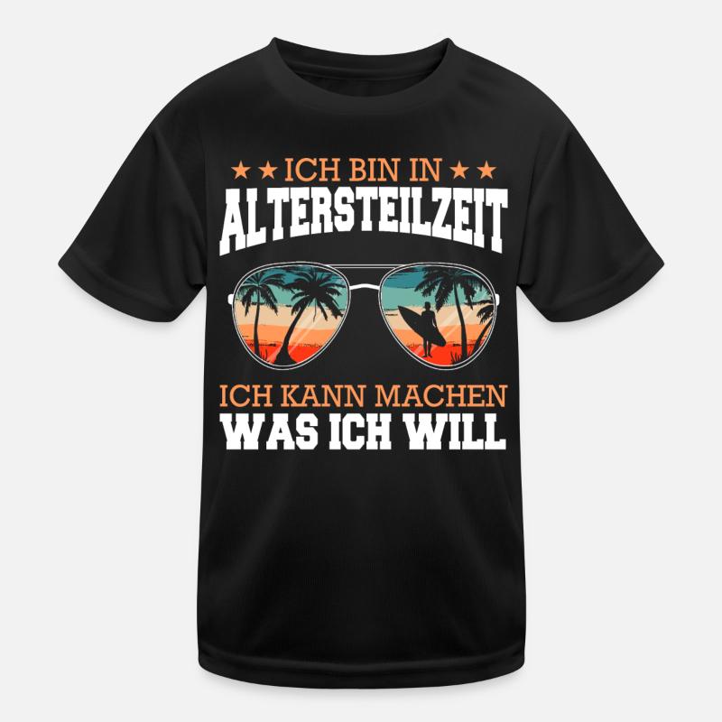 Altersteilzeit ATZ Kinder Funktions-T-Shirt