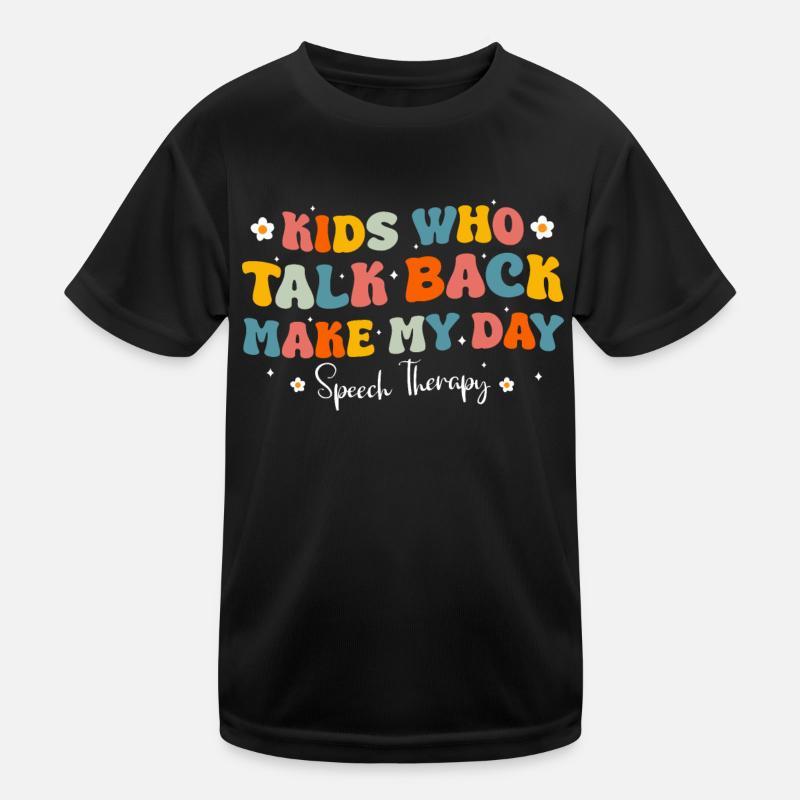 Logopäde Logopädie Sprachtherapie Kinder Funktions-T-Shirt
