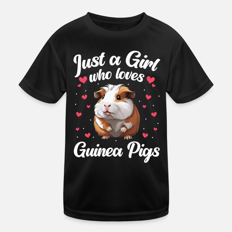 Meerschweinchen Kinder Funktions-T-Shirt