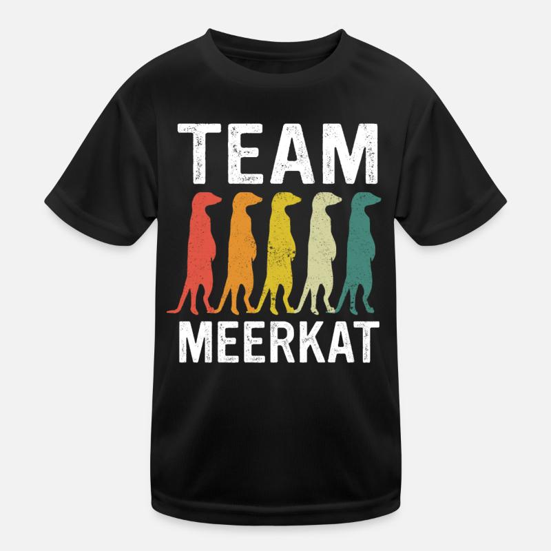 Suricate Animal Erdmann T-shirt sport Enfant