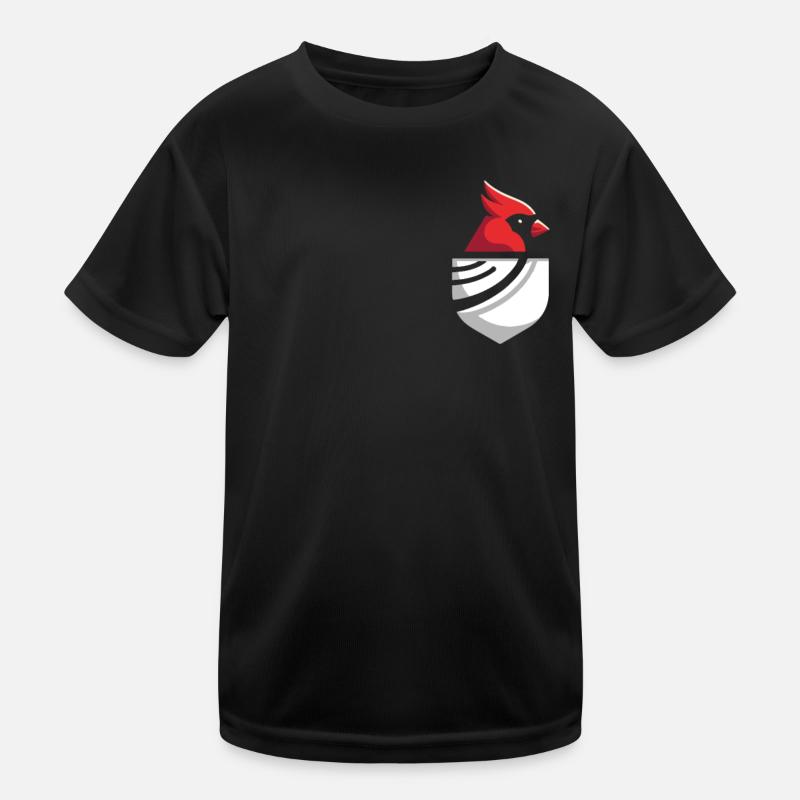 Cardinal Red Cardinal Bird Red Cardinal Kids Functional T-Shirt