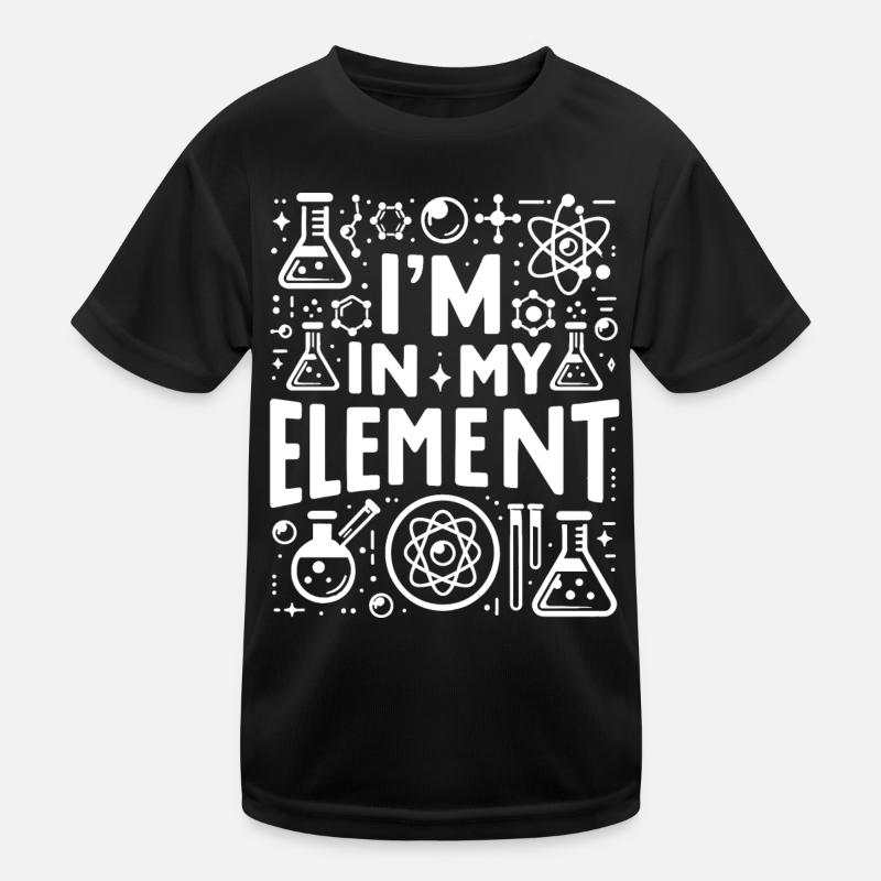 Chemiker Chemie Wissenschaft Atom Molecule Kinder Funktions-T-Shirt