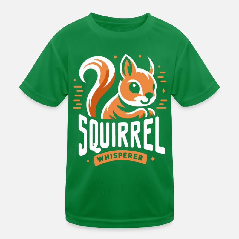 Eichhörnchen Tier Nagetier Kinder Funktions-T-Shirt