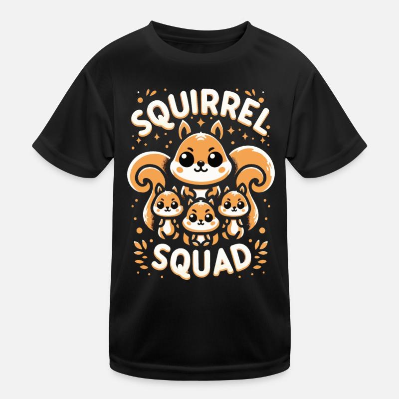 Squirrel, Animal, Rodent Kids Functional T-Shirt