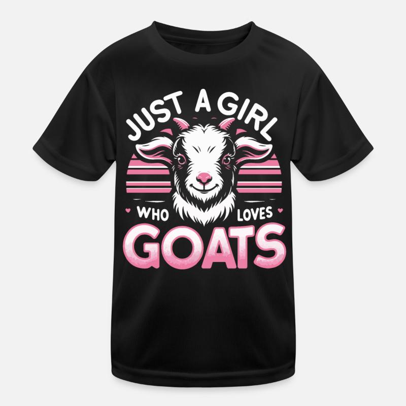 Goat Goat Animal Goat Kids Functional T-Shirt