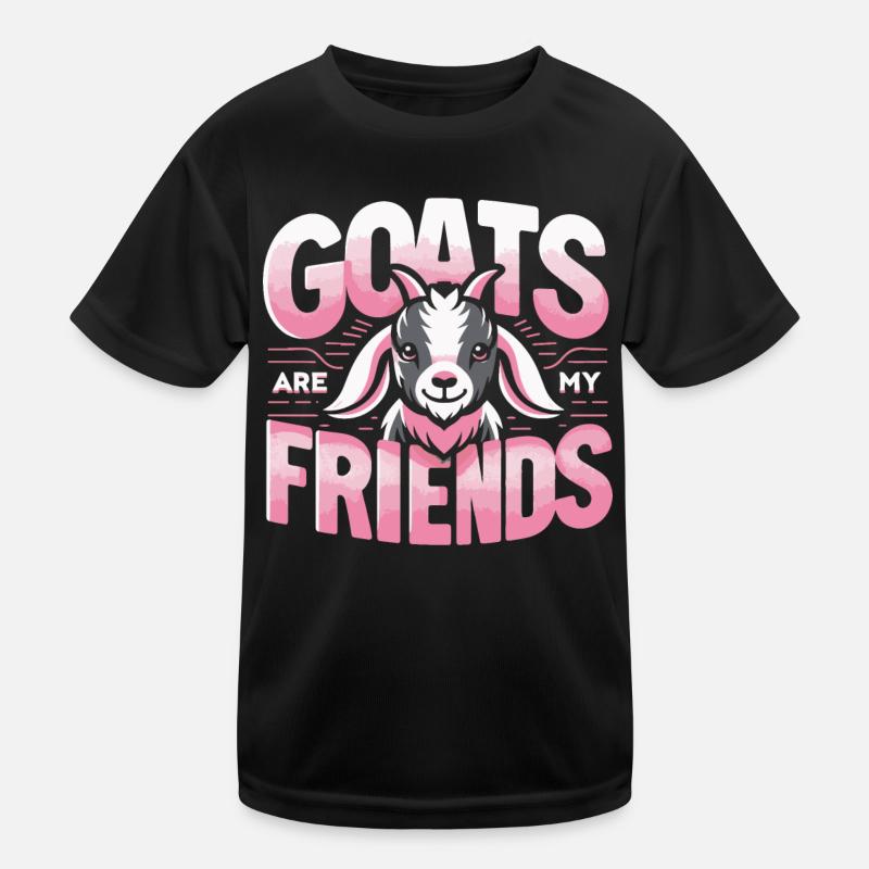 Goat Goat Animal Goat Kids Functional T-Shirt