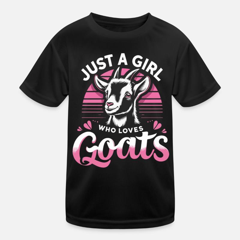 Goat Goat Animal Goat Kids Functional T-Shirt