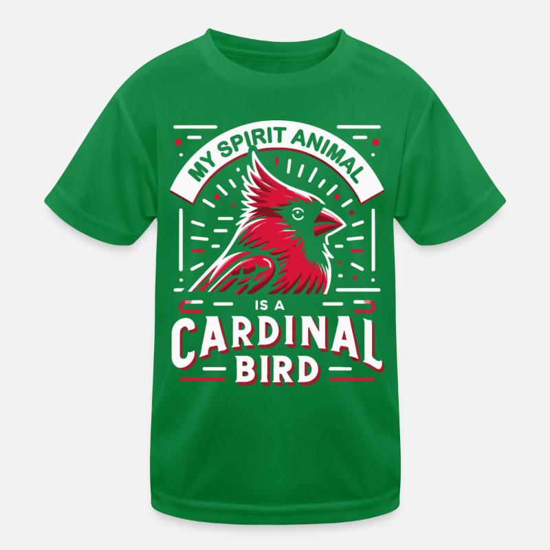 Kardinal Rotkardinal Vogel Roter Kardinal Kinder Funktions-T-Shirt
