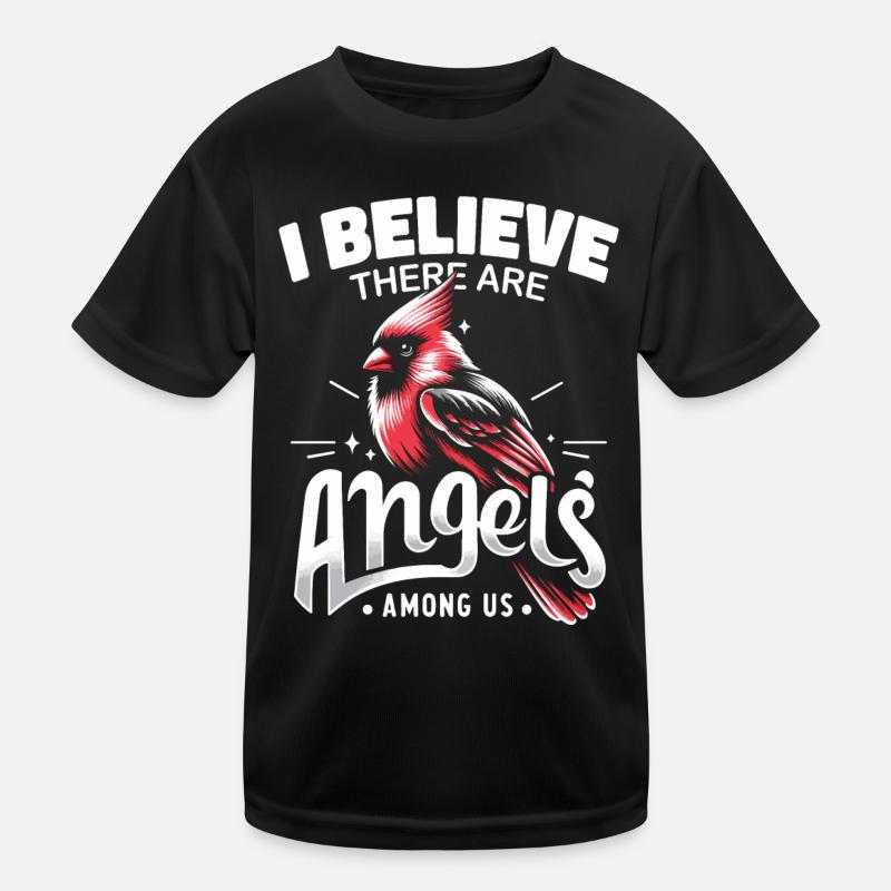 Kardinal Rotkardinal Vogel Roter Kardinal Kinder Funktions-T-Shirt