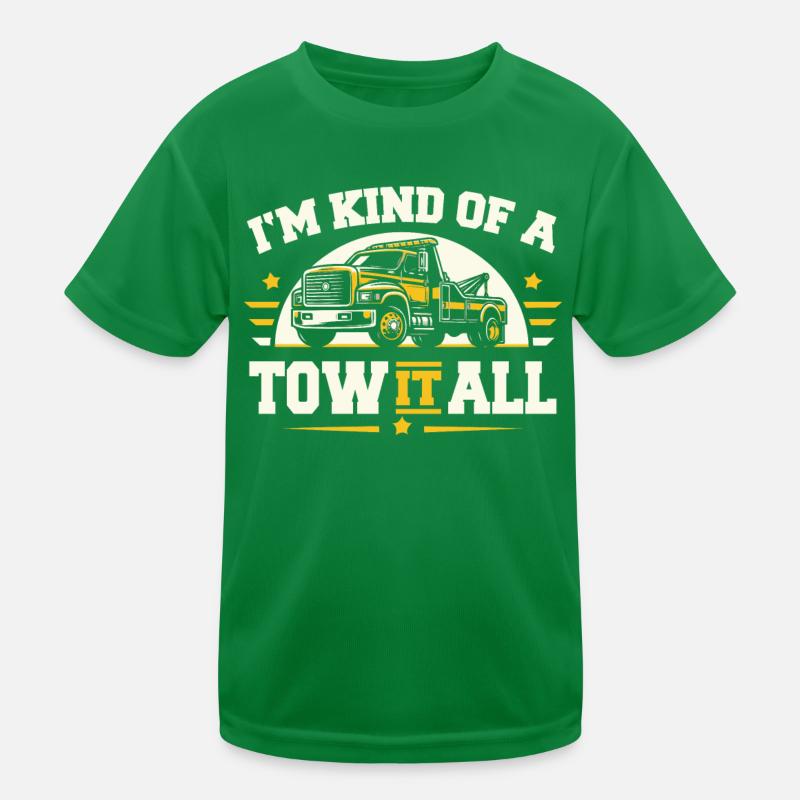 Abschleppwagen Truck Abschlepper Kinder Funktions-T-Shirt