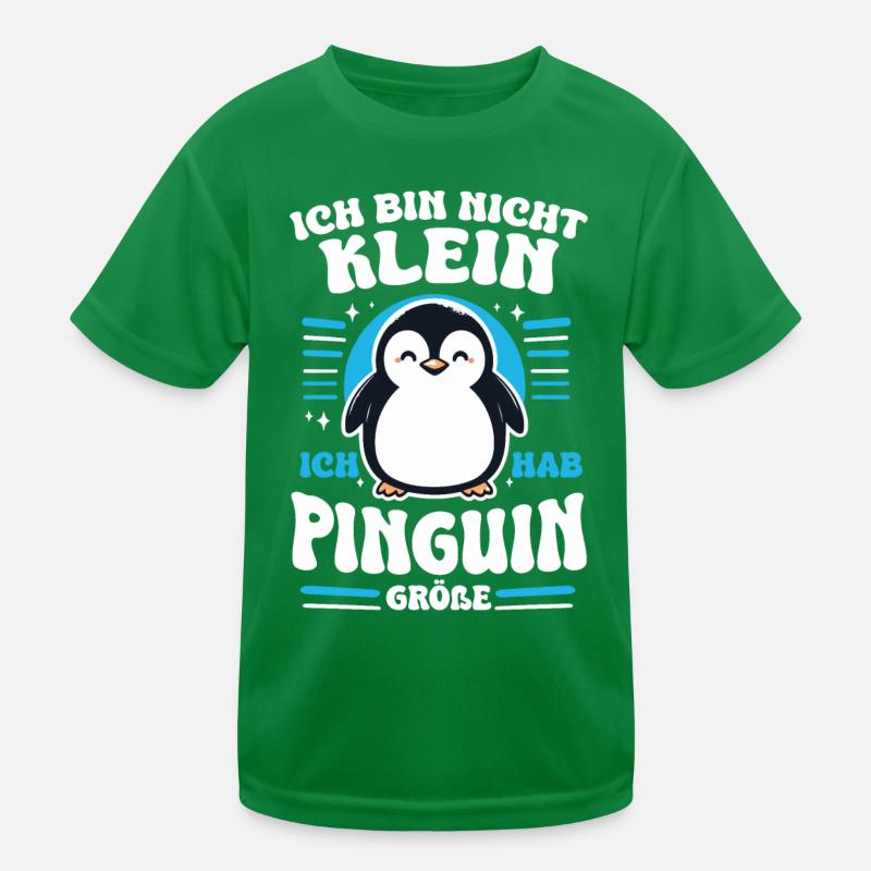 Pinguin Zwergpinguine Kaiserpinguin Kinder Funktions-T-Shirt