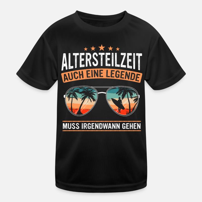 Altersteilzeit ATZ Kinder Funktions-T-Shirt