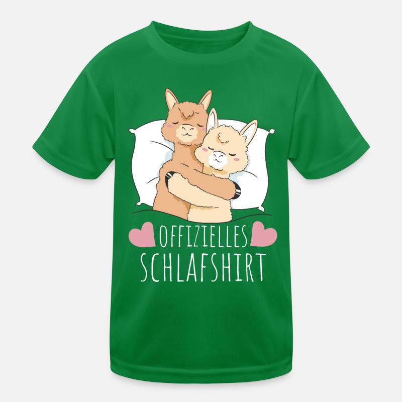 Alpaca Llama Alpacas Animal Kids Functional T-Shirt