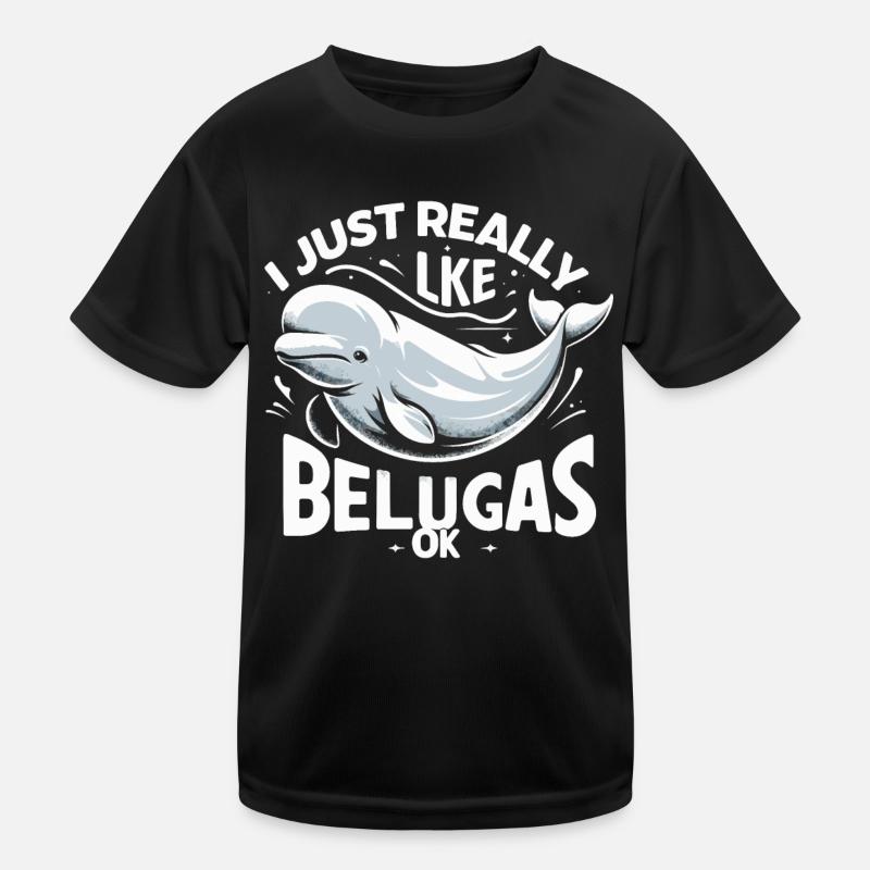 Béluga Béluga Océan Bélugas Baleines T-shirt sport Enfant