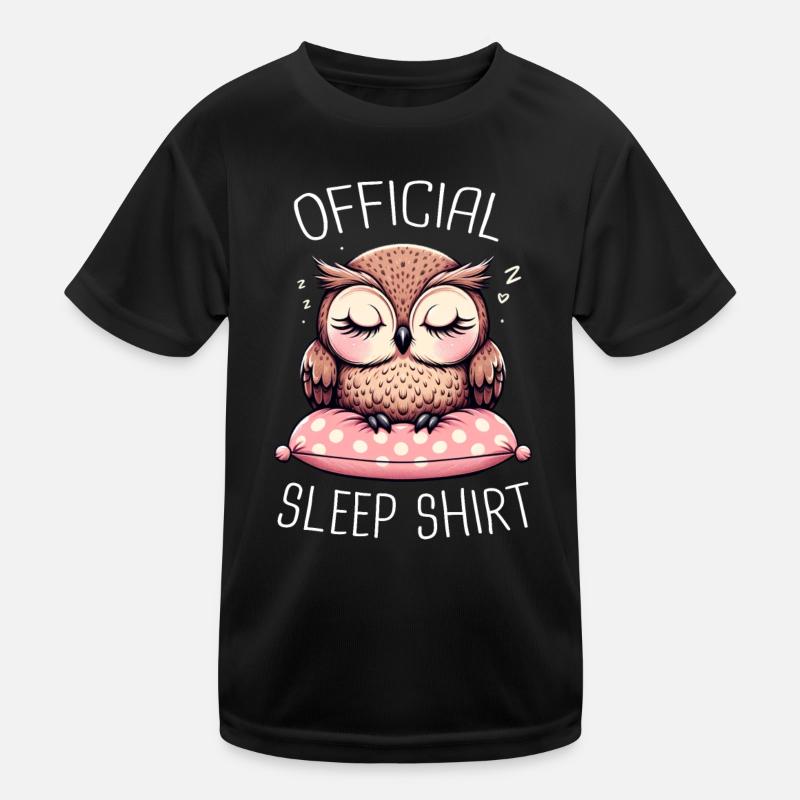 Eule Vogel Tier Eulen Kinder Funktions-T-Shirt