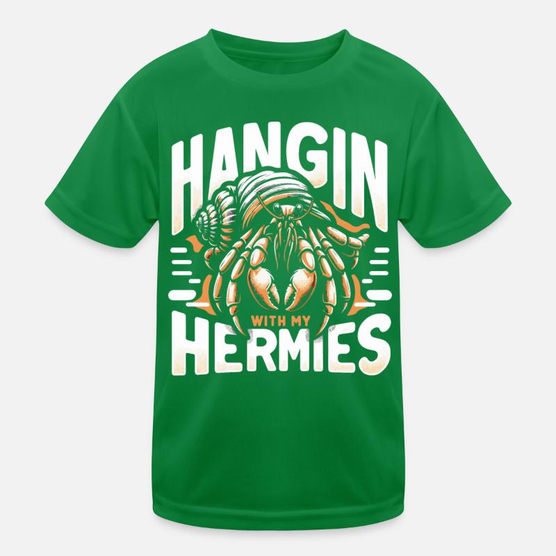 Crab Hermit Crab Crab Kids Functional T-Shirt