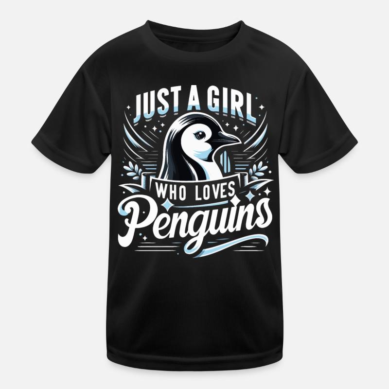 Penguin Penguin Animal Kids Functional T-Shirt
