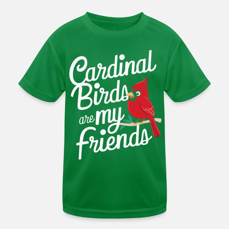 Kardinal Rotkardinal Vogel Roter Kardinal Kinder Funktions-T-Shirt